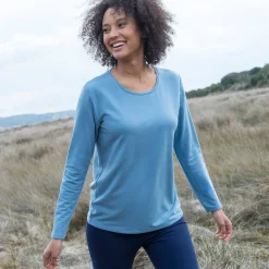 Warm T-shirt met lange mouwen, ronde hals