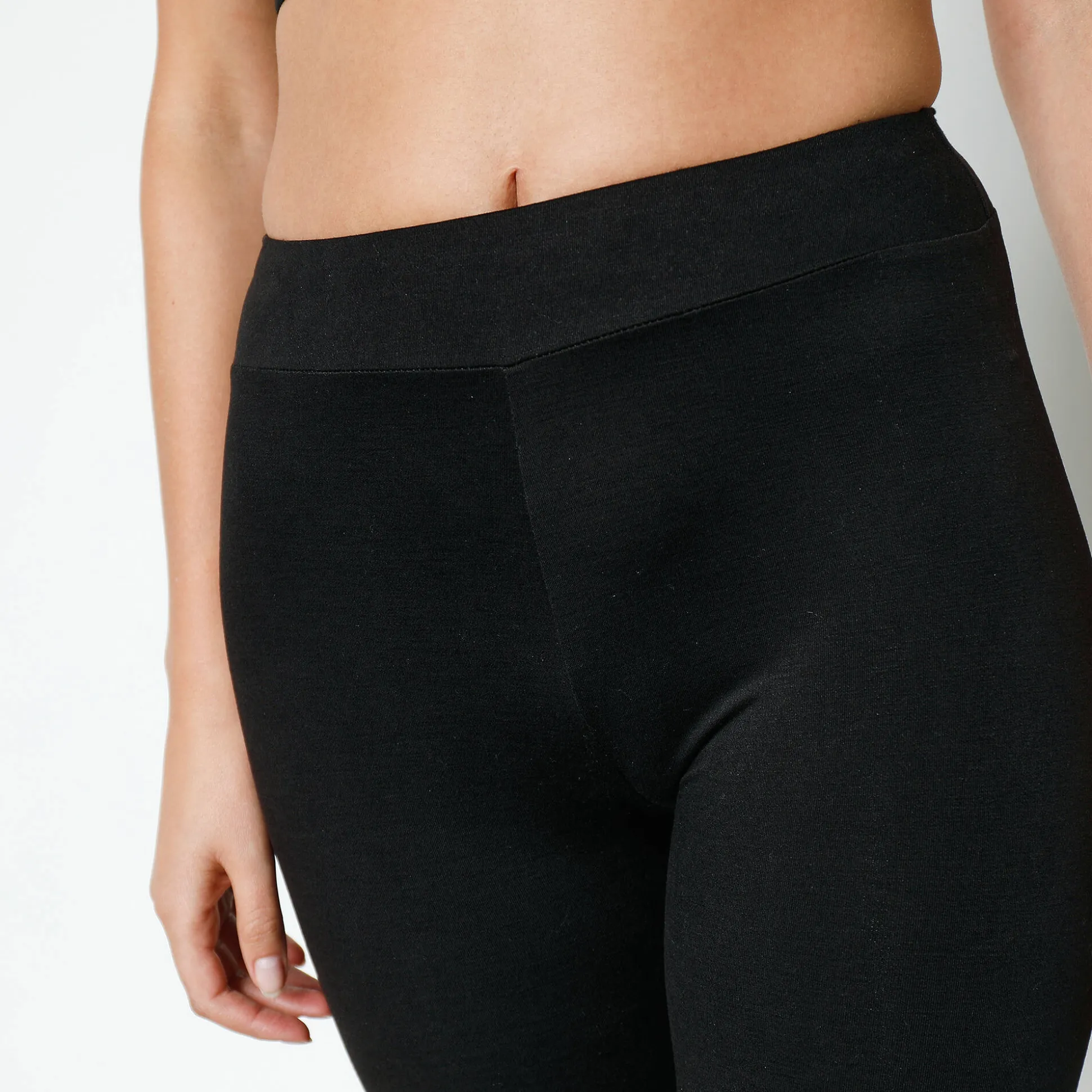 Warme legging in jerseytricot