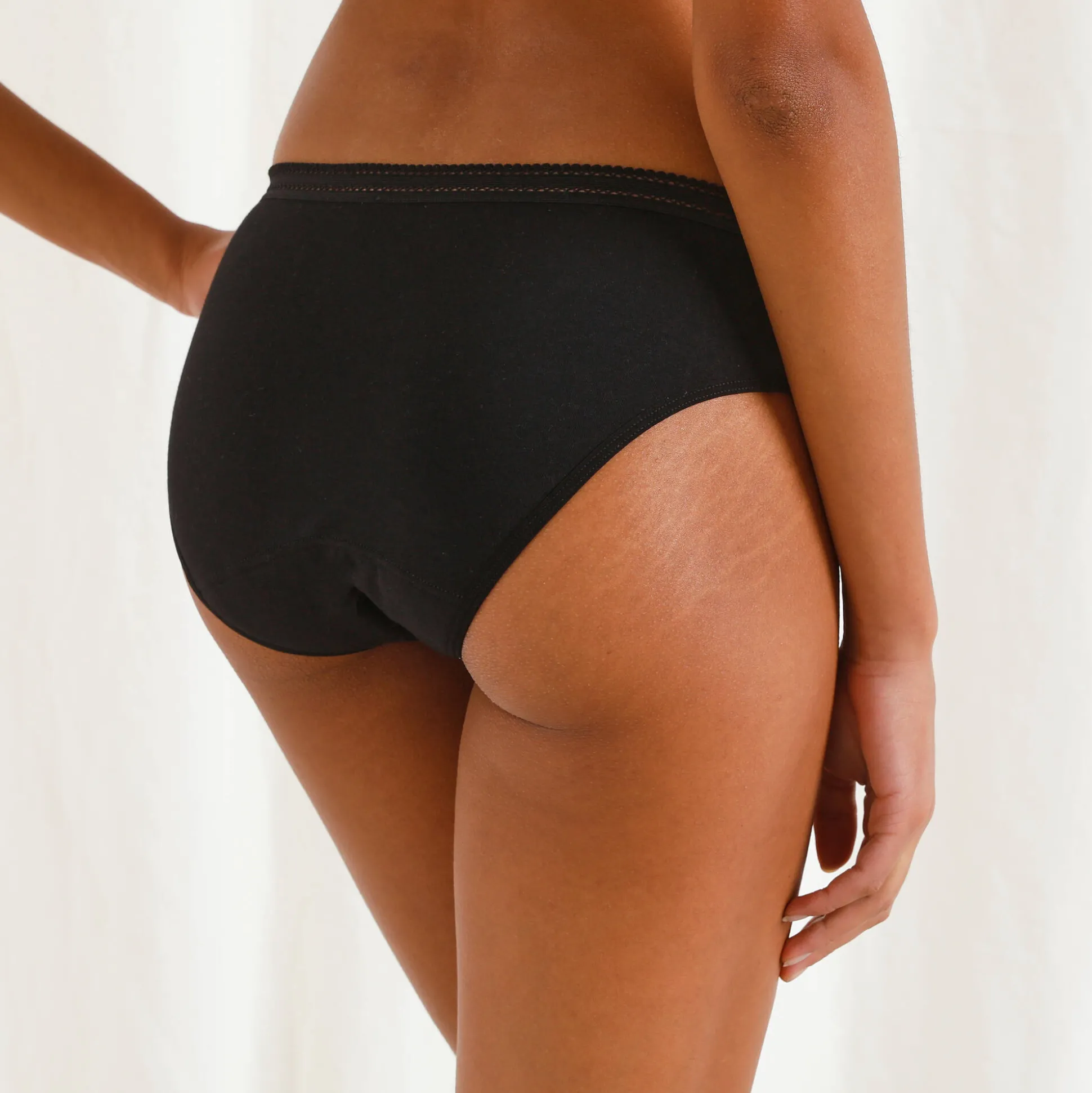 Wasbare menstruatieslip in biokatoen(**) - zware vloed