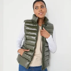 Waterafstotende metallic bodywarmer