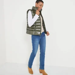 Waterafstotende metallic bodywarmer