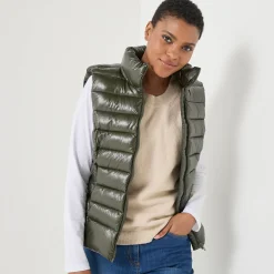 Waterafstotende metallic bodywarmer