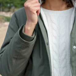 Waterafstotende parka met kap, voering van sherpafleece