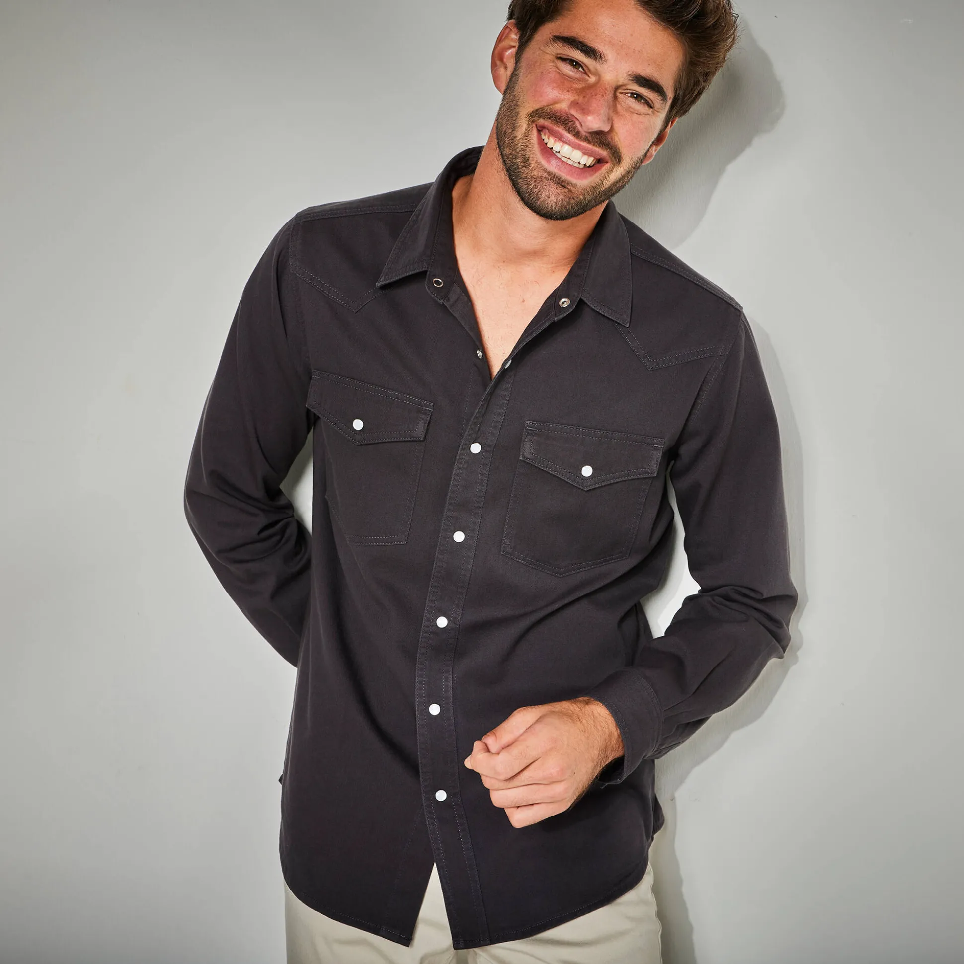 Western' hemd in jeans