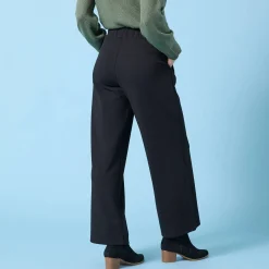 Wijde broek Special voor kleine lengtes, crêpe