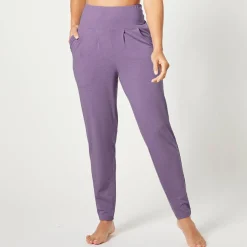 Yogabroek in tricot met comfortabel model