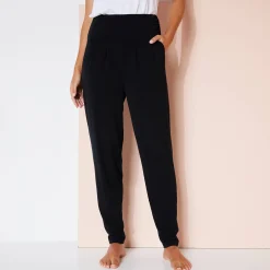 Yogabroek in tricot met comfortabel model