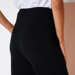 Yogabroek in tricot met comfortabel model