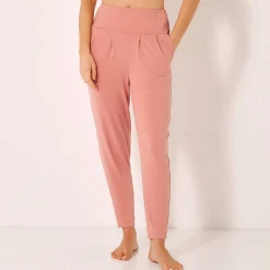 Yogabroek in tricot met comfortabel model