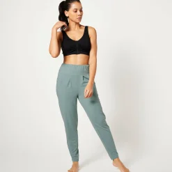 Yogabroek in tricot met comfortabel model