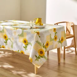 Zonnebloemprint tafelkleed