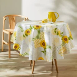 Zonnebloemprint tafelkleed