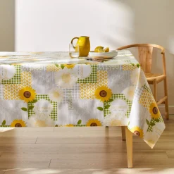 Zonnebloemprint tafelkleed