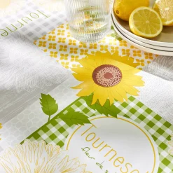 Zonnebloemprint tafelkleed